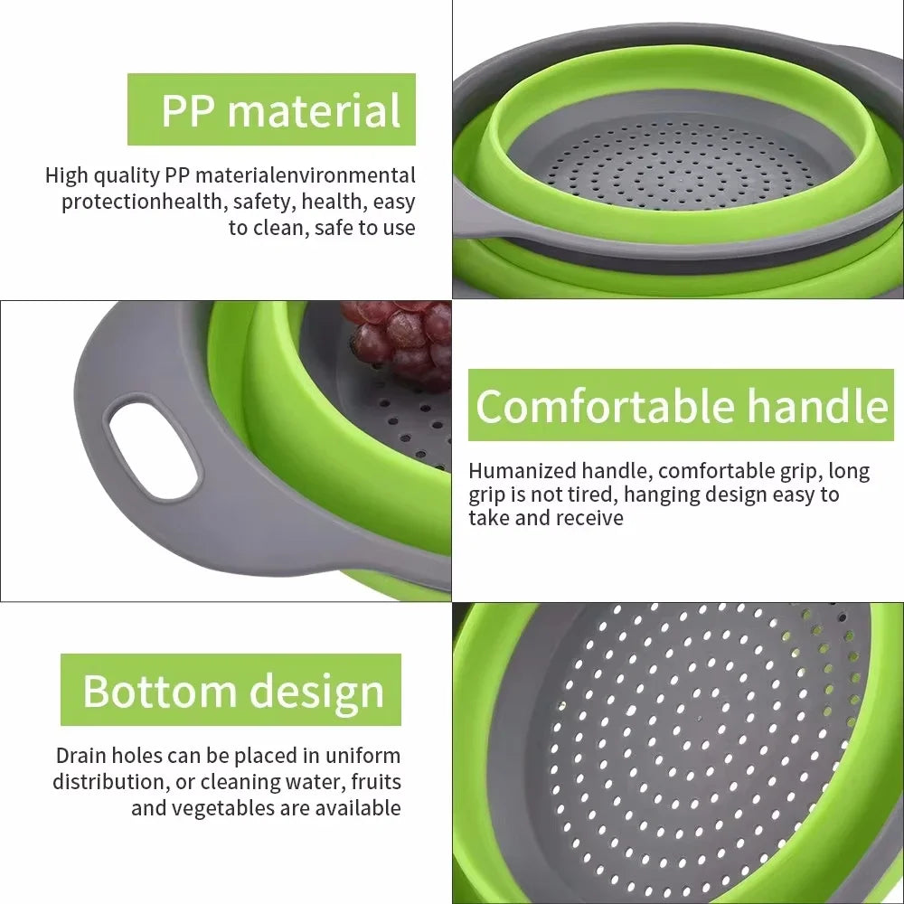 Collapsible Silicone Colander