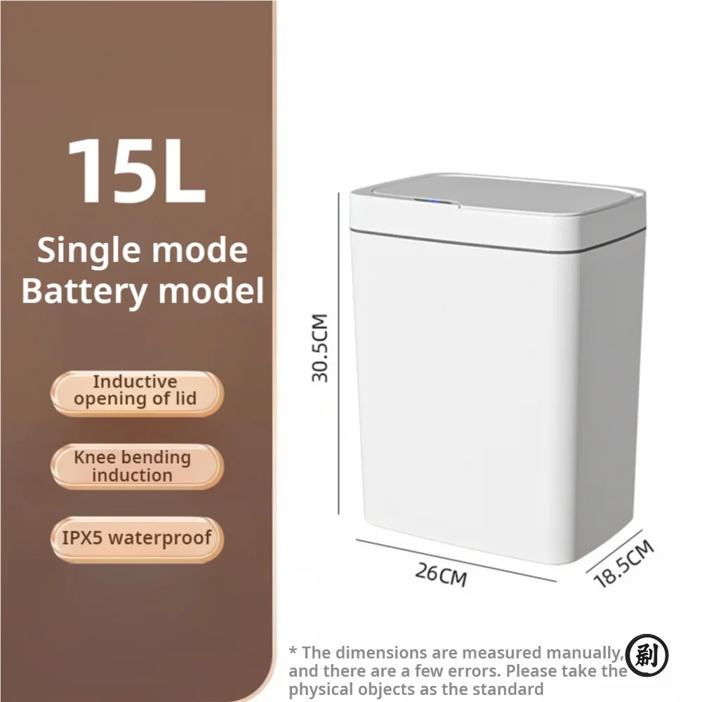 Automatic Motion Sensor Trash Can – Touchless Smart Bin