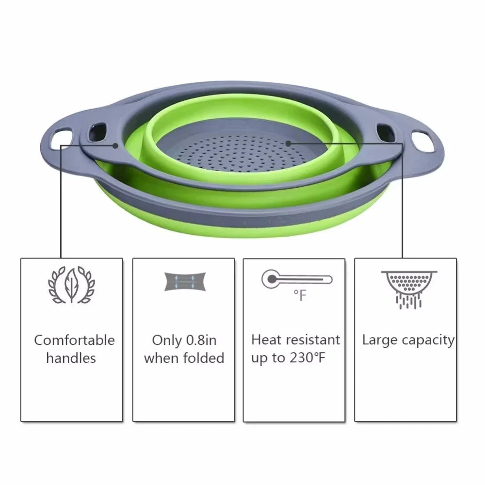 Collapsible Silicone Colander