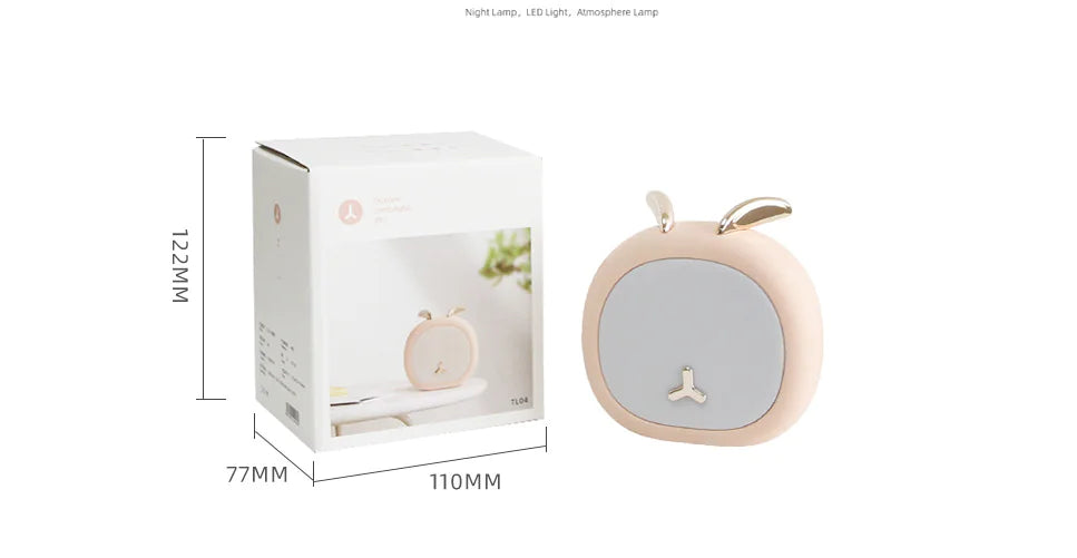 Cute Pet Night Light with USB Charging and Dimming