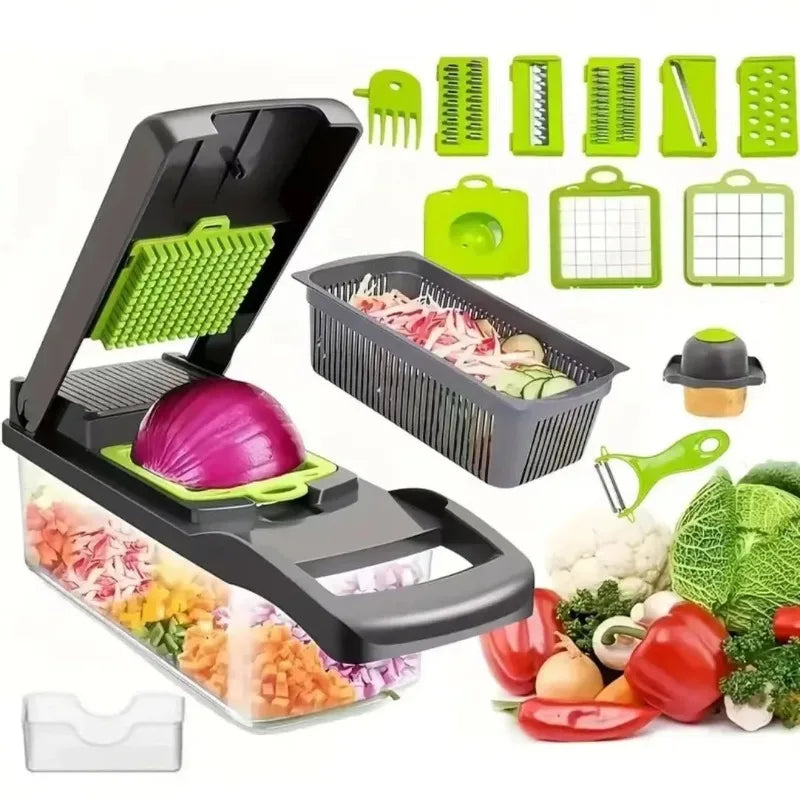 16-in-1 Multifunctional Vegetable Cutter &amp; Slicer