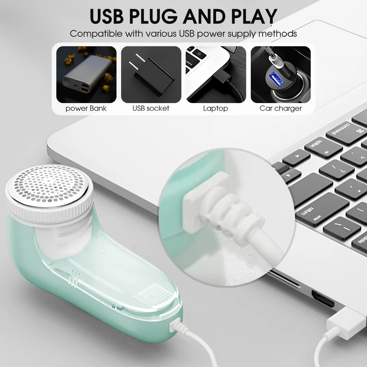 USB Electric Fabric Lint Remover