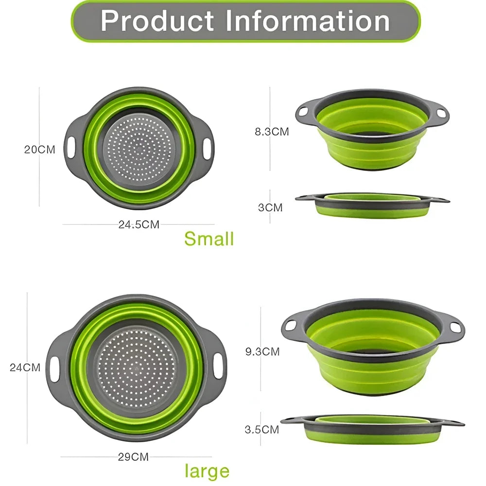 Collapsible Silicone Colander