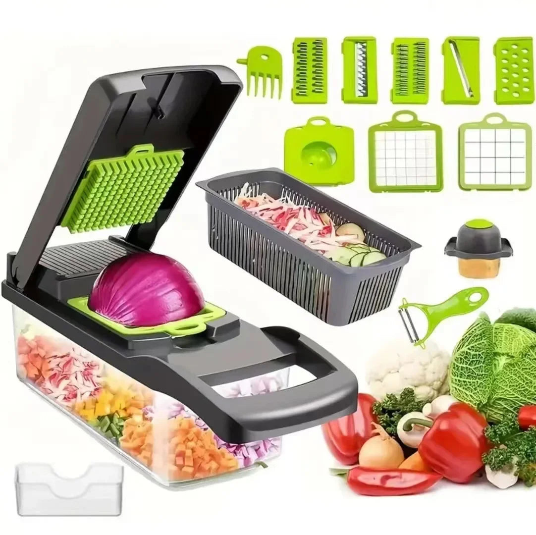 16-in-1 Multifunctional Vegetable Cutter &amp; Slicer