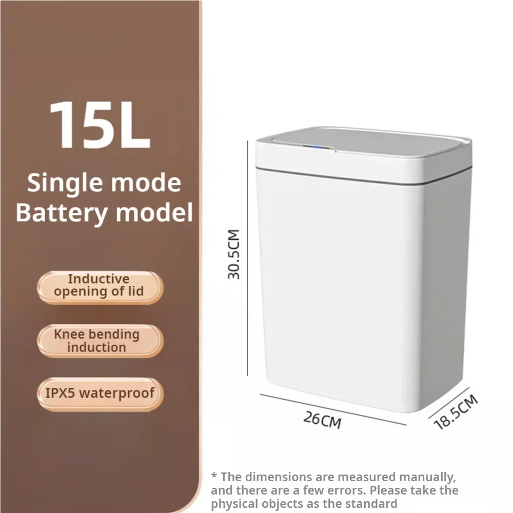 Automatic Motion Sensor Trash Can – Touchless Smart Bin