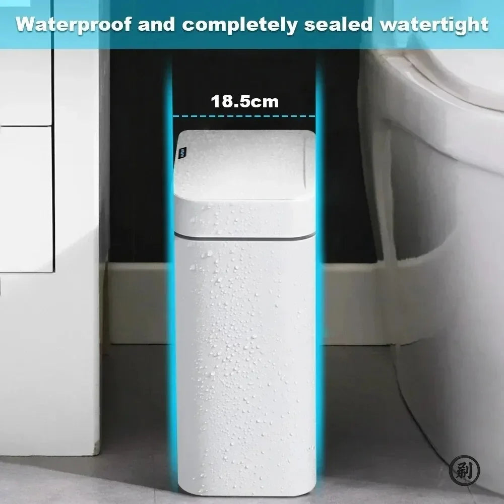 Automatic Motion Sensor Trash Can – Touchless Smart Bin