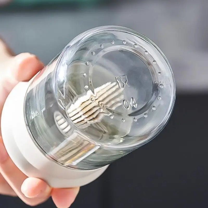 2-in-1 silicone oil brush bottle displayed with packaging, ready for storage or gift-giving.