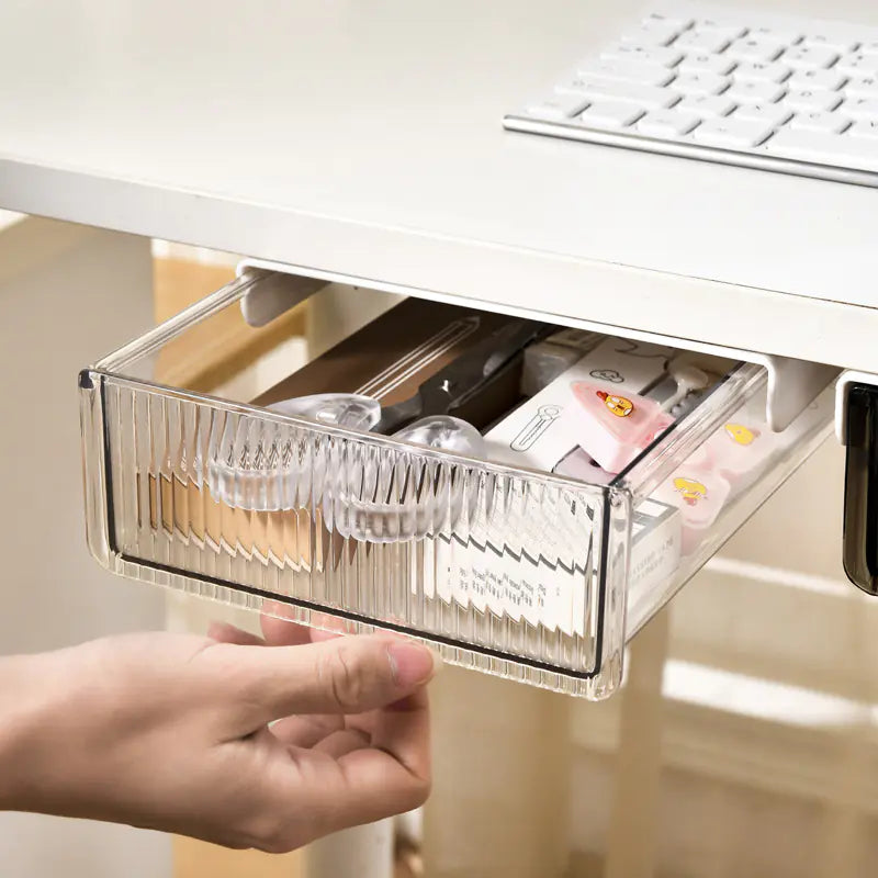 Under-Sink Sliding Storage Drawer