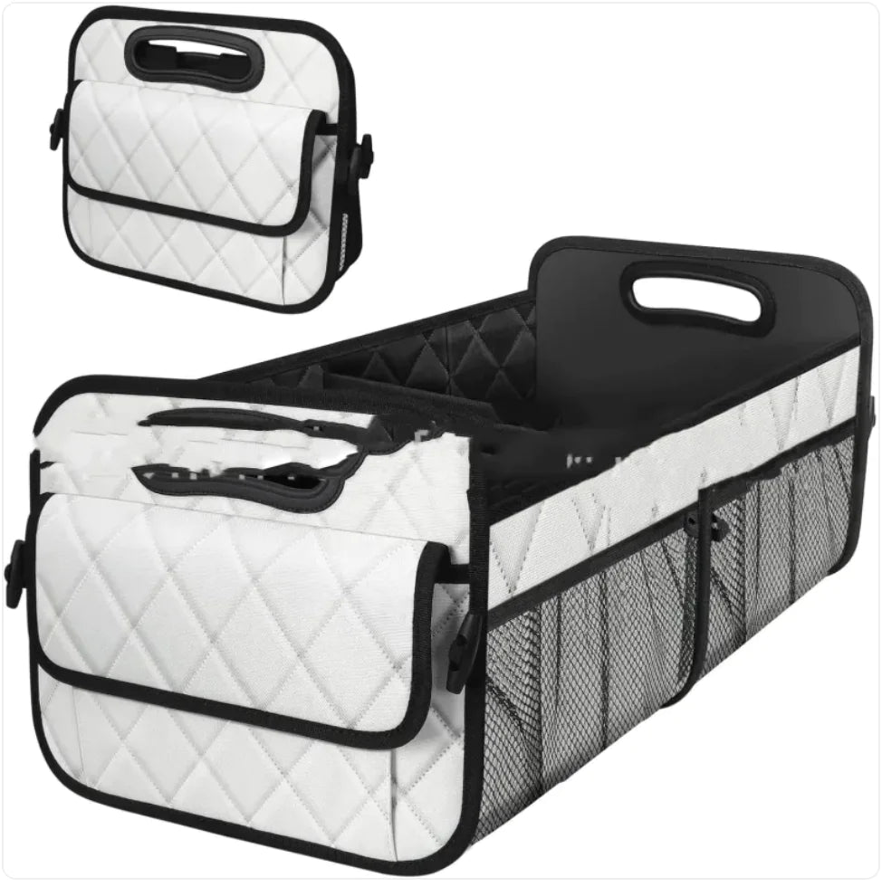 Car Trunk Organizer with Compartments