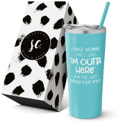 Wise Woman Insulated Stainless Steel Tumbler with Lid and Straw