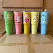 30oz Stainless Steel Car Cup - Cartoon Insulated Tumbler