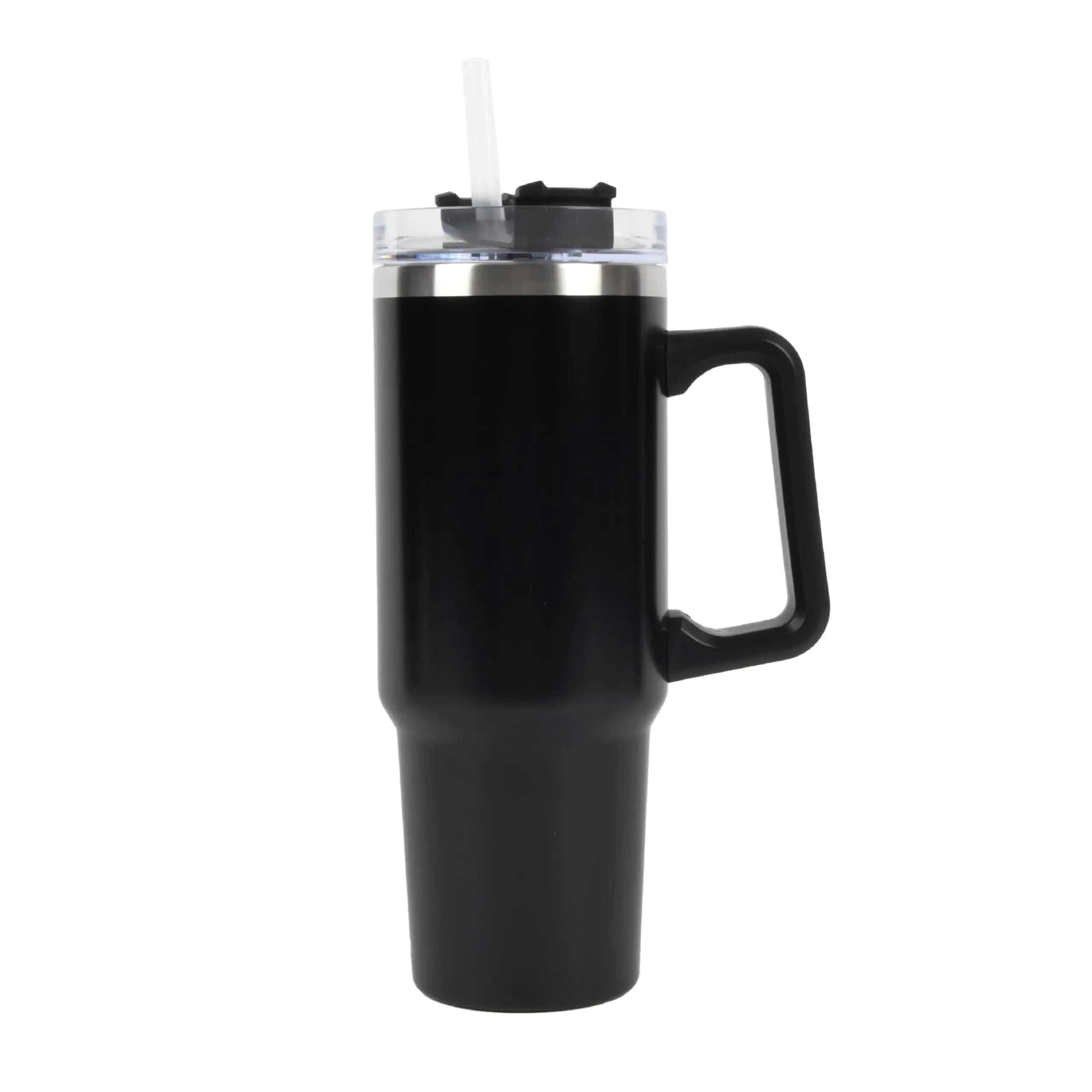 Envie 30 oz Tumbler Mug with Lid and Straw Reusable Insulated Mug with Handle