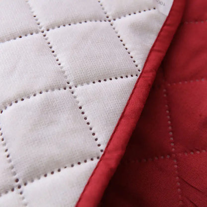 Reversible Water-Resistant Sofa Slipcover with Straps