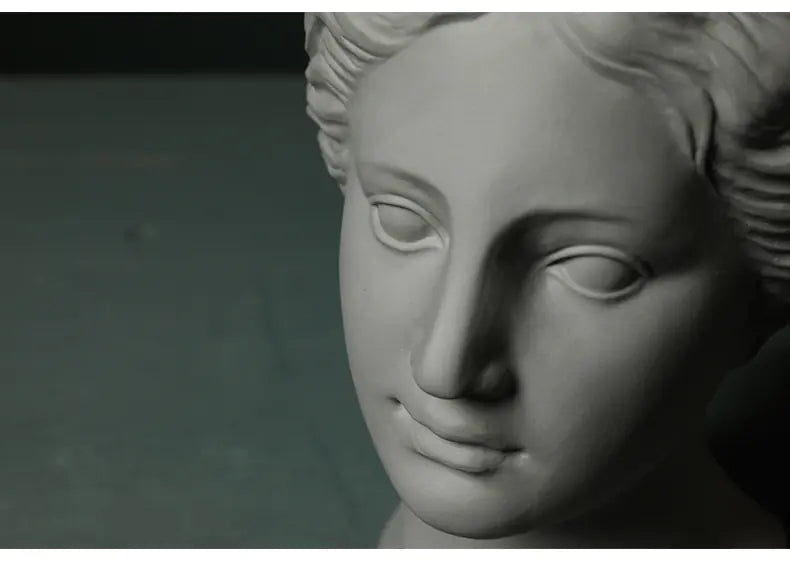 Greek Goddess Flower Pot, Vase, Ceramic Statue Vase