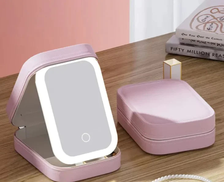 LED Makeup Bag with Mirror