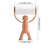 Humanoid Hair Cleaning Roller Brush Device (1pc)