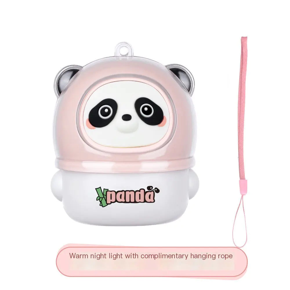 Mini Panda Night Light - USB Rechargeable Dorm Decor