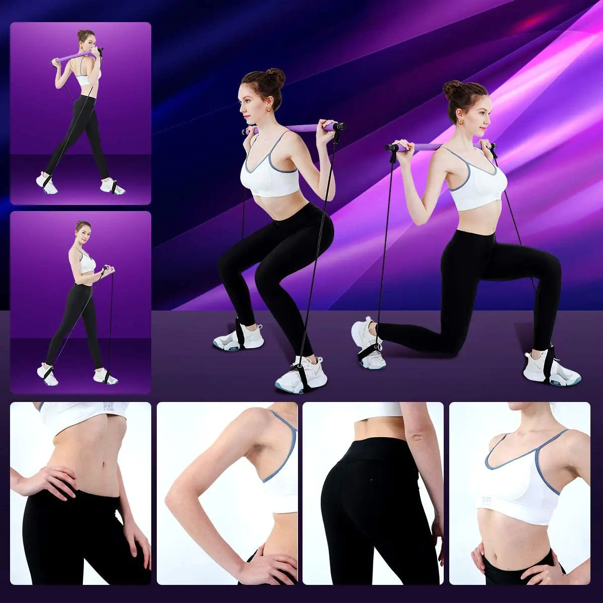 Portable Pilates Bar Kit