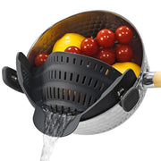 Starkitchen Clip On Strainer for Pots Pans Silicone Clip-On Colander Pasta Strainer