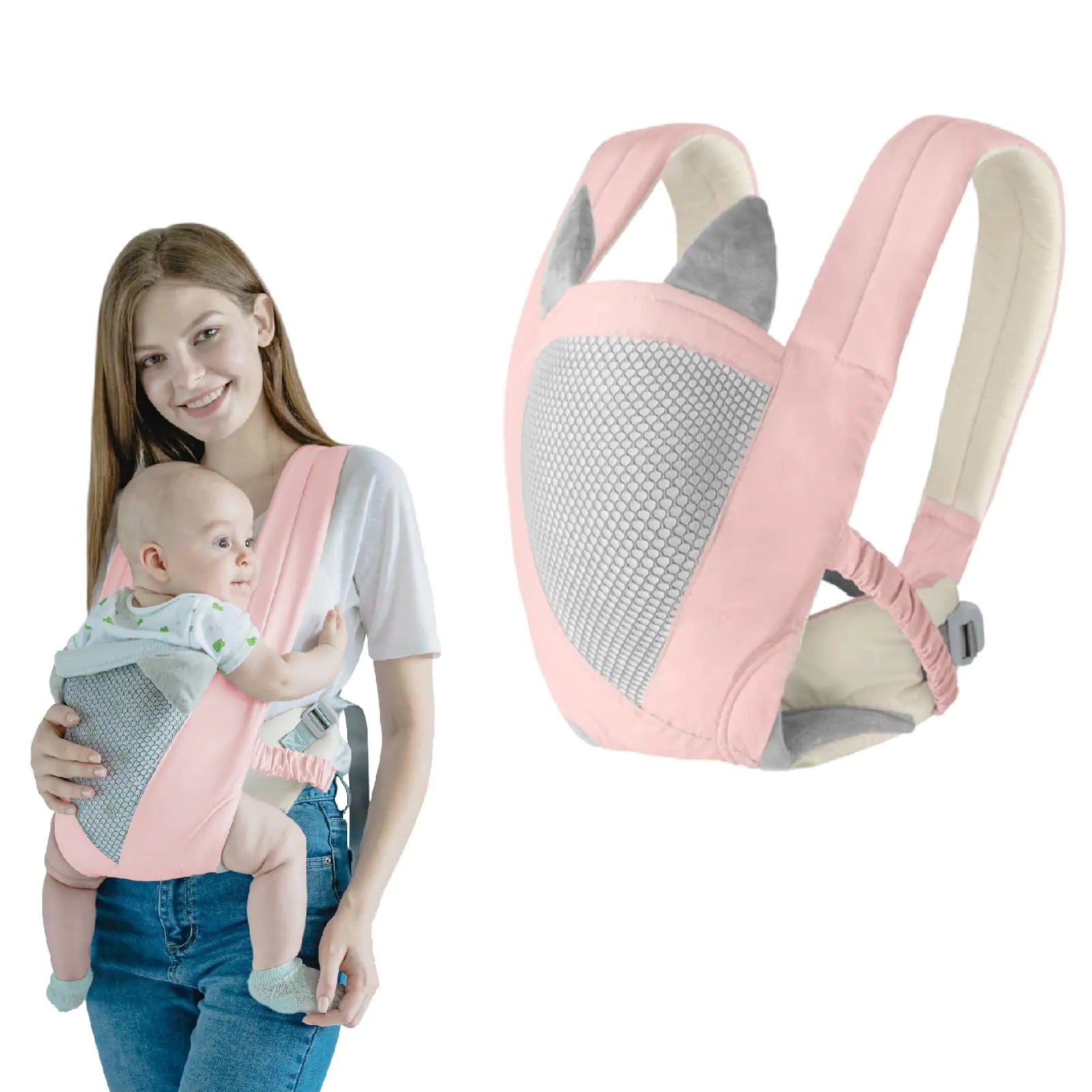 Huifen Snuggle Sling: 4-in-1 Lightweight Baby Carrier
