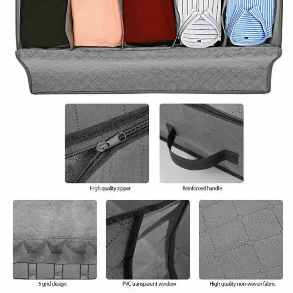 Under-Bed Storage Bag Organizer