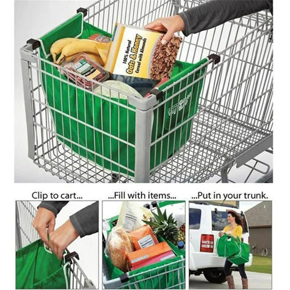 Eco-Friendly Large Capacity Foldable Trolley Bag