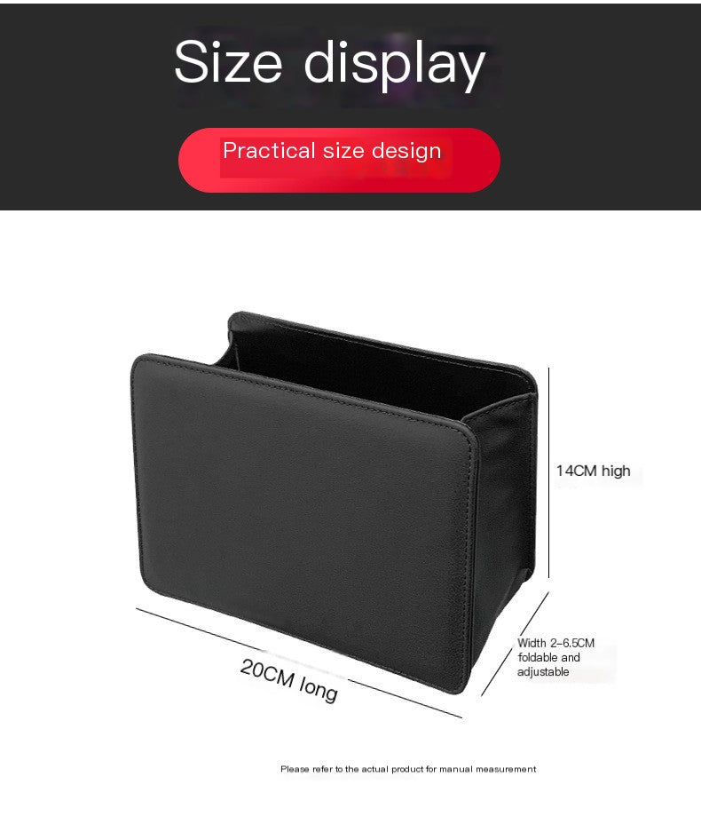 Compact Car Organizer & Trash Bin
