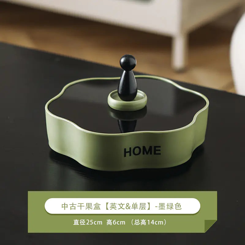 Elegant Multi-Layer Rotating Snack Organizer Tray