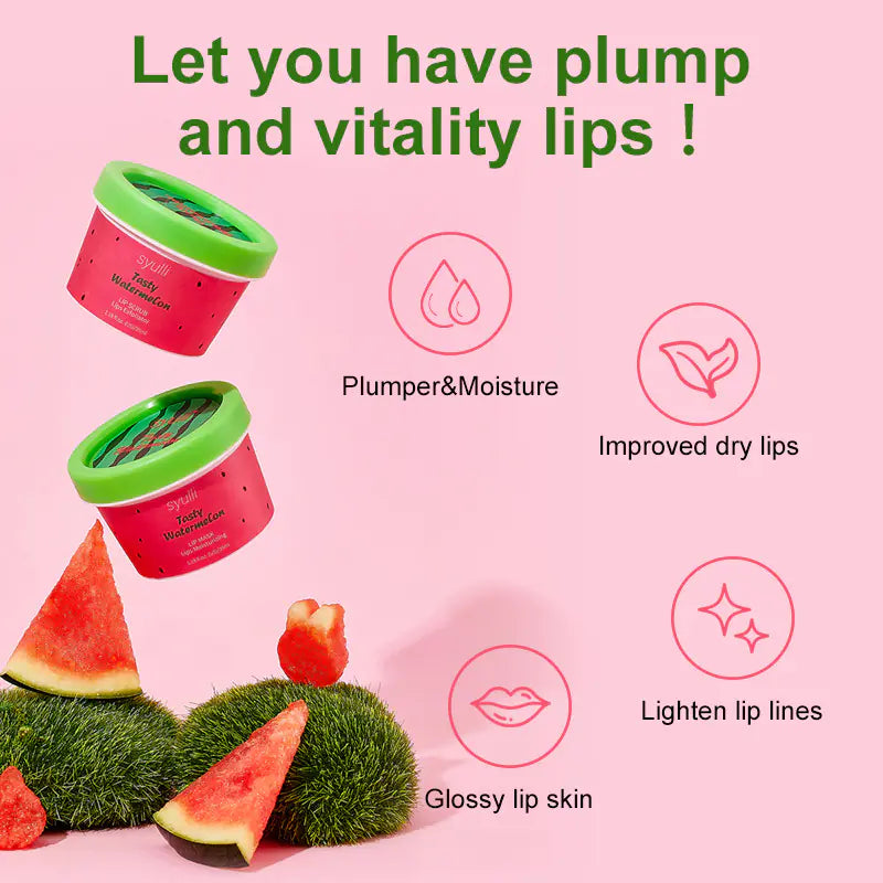 Watermelon Lip Scrub and Hydration Care Set