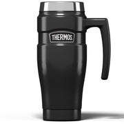 Thermos Stainless King Gun Metal Travel Mug (470ml) Reusable Insulated Stainless Steel Coffee Cup for Hot or Cold Drinks Vacuum Sealed Water Flask with a Leak-Proof Lid 7hr Hot/18hr