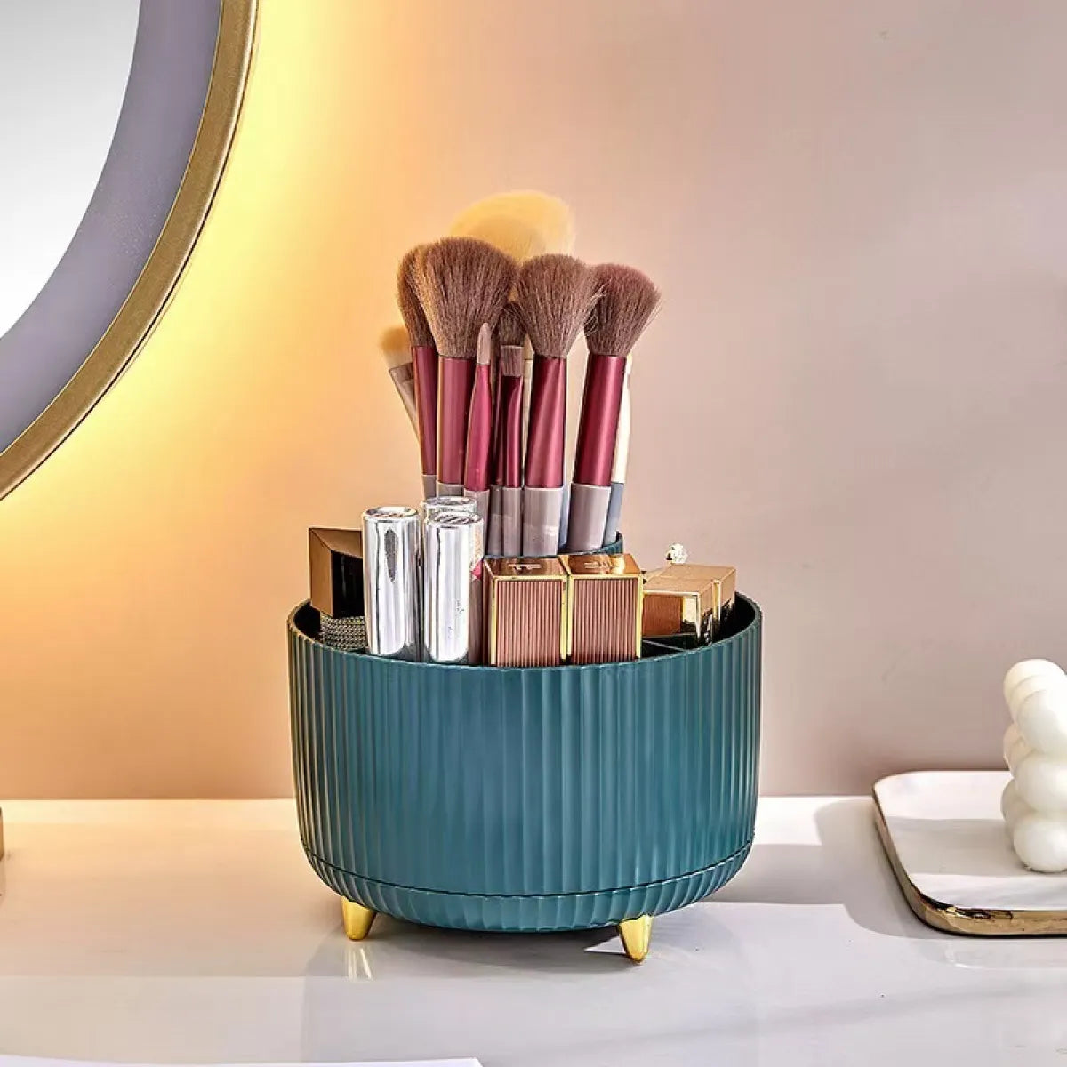 Rotating Cosmetic Storage Organizer