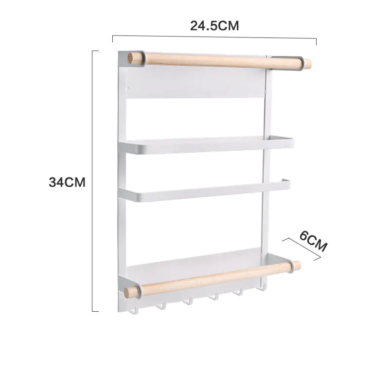 Magnetic Fridge Shelf Organizer