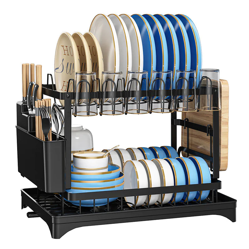 Adjustable Over-Sink Dish Drying Rack