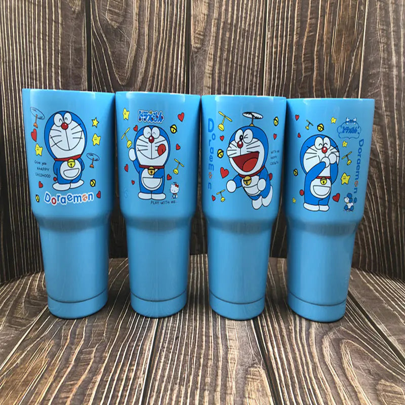 30oz Stainless Steel Car Cup - Cartoon Insulated Tumbler