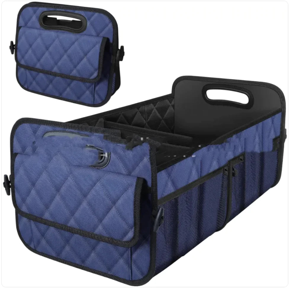 Car Trunk Organizer with Compartments