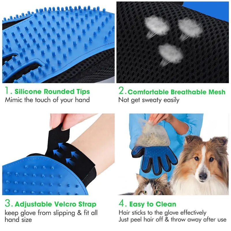 Pet Fur Grooming Glove