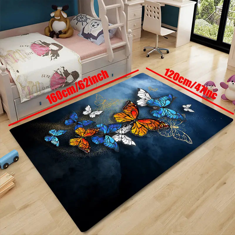 Non-Slip Rug for Living Room & Bedroom