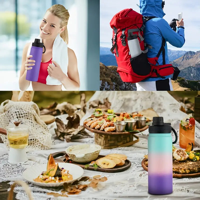 32 Oz Insulated Stainless Steel Water Bottle with Lid