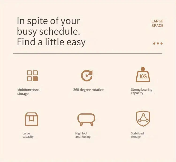 Rotating Spice Rack Organizer