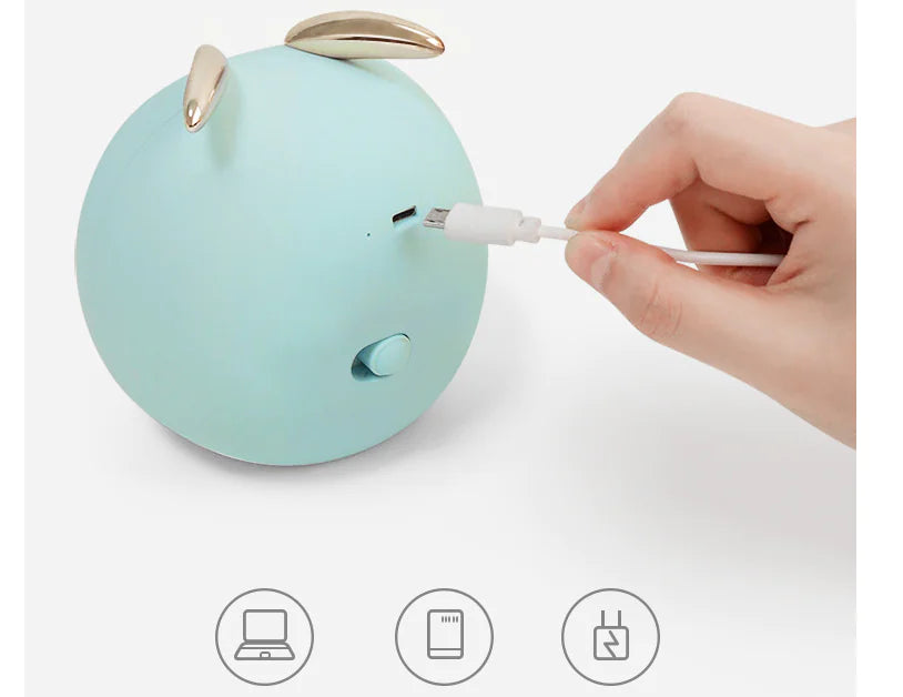 Cute Pet Night Light with USB Charging and Dimming