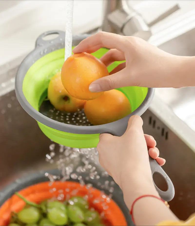 Collapsible Silicone Colander