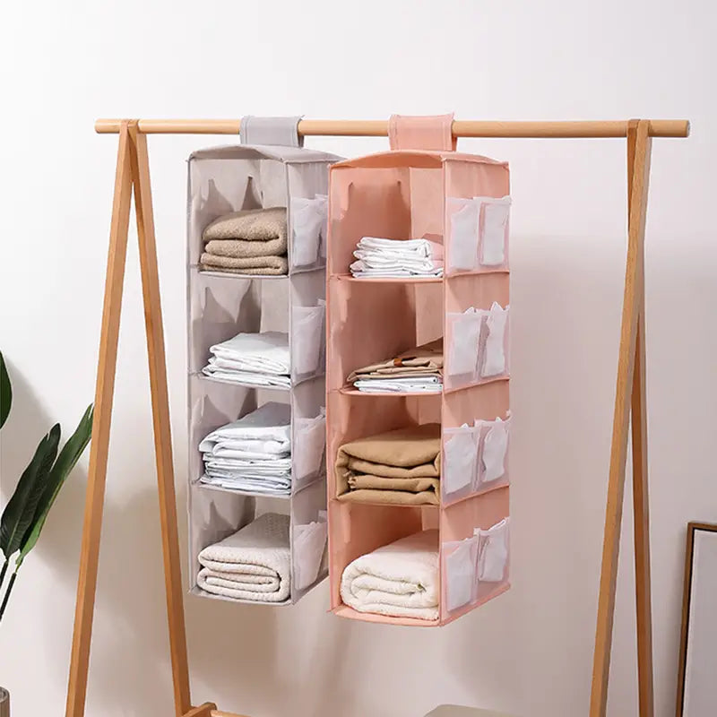 Hanging Closet Organizer Shelves