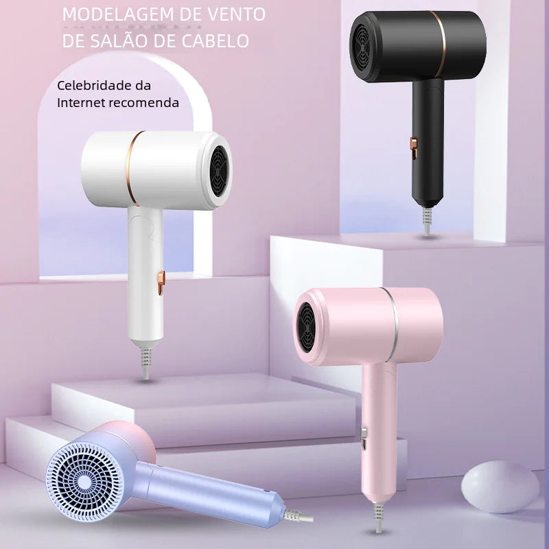 Foldable High-Power Hair Dryer for Home Use