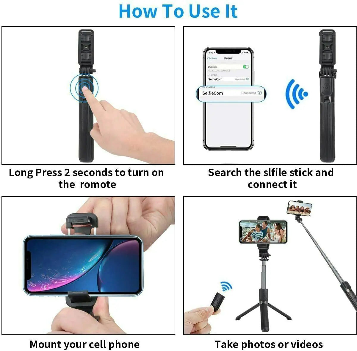 Mini Portable Phone Tripod Stand