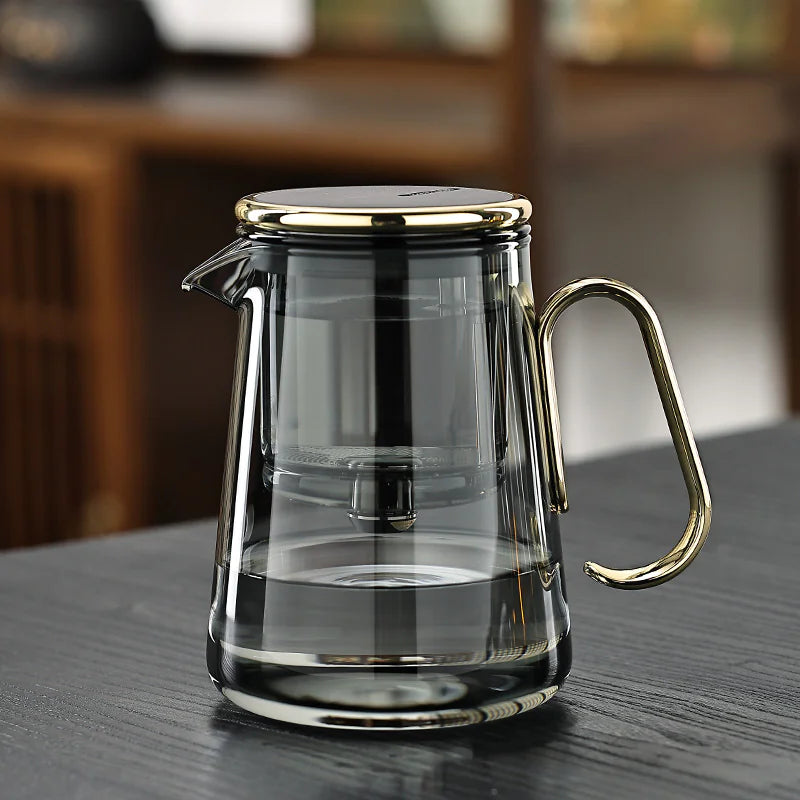 Resistant Glass Liner Magnetic Teapot