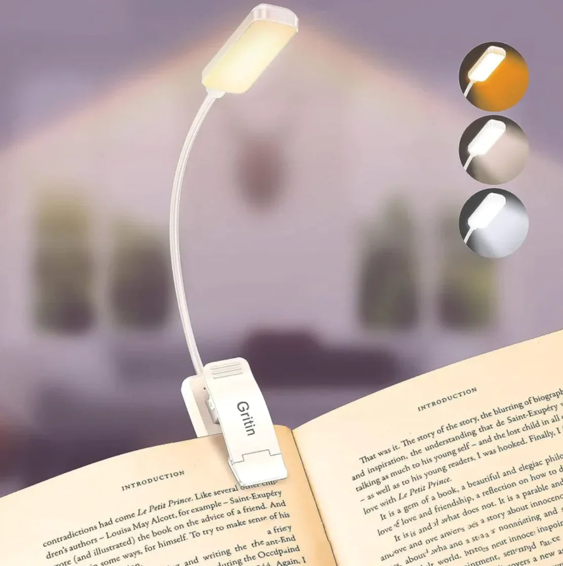 Minimalist Rechargeable Book Light
