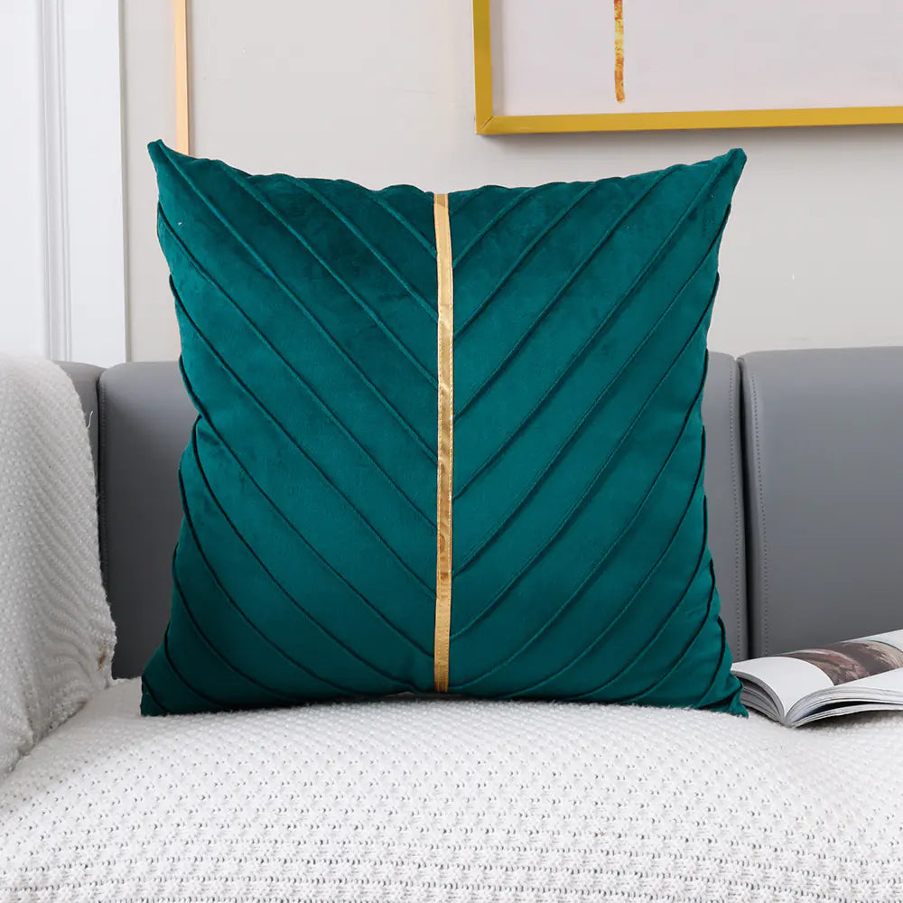 Velvet Throw Pillow Covers Set