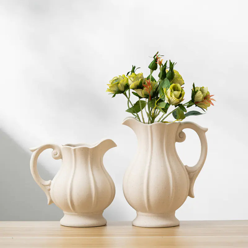 Elegant Ceramic Watering Vase for Flowers and Decor