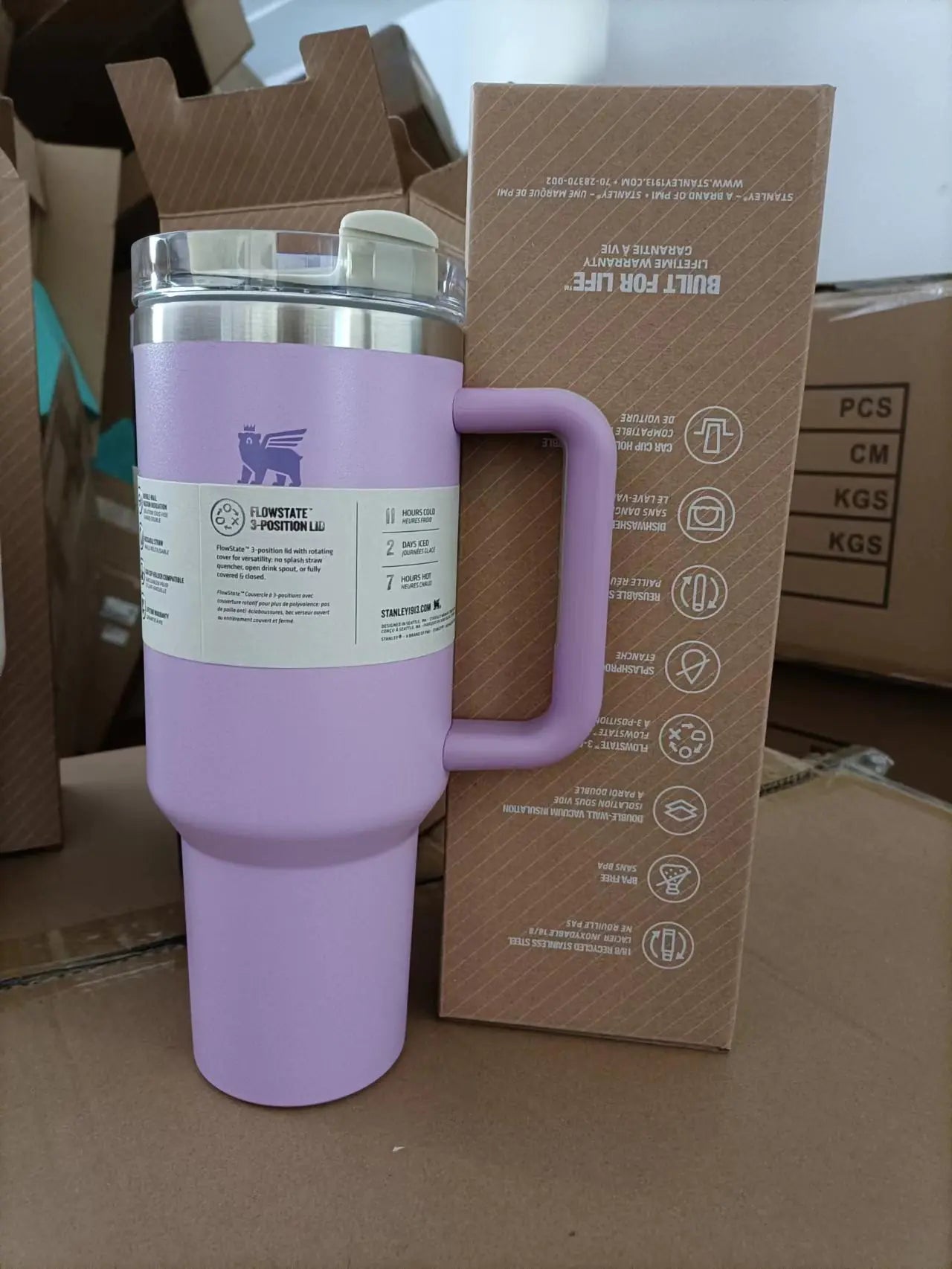 Stanley 40oz Ice Cup with Flat Bottom Insulation