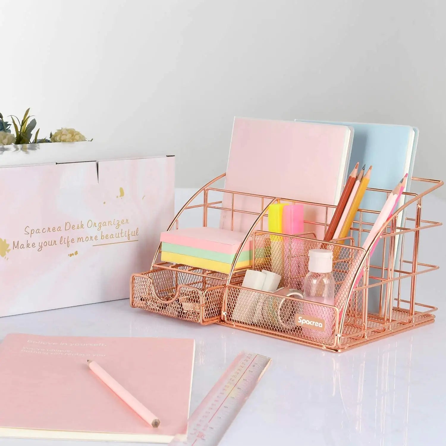 Multi-Compartment Desk Organizer